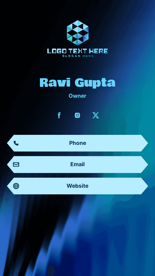 Commerce Venture Owner Digital Business Card