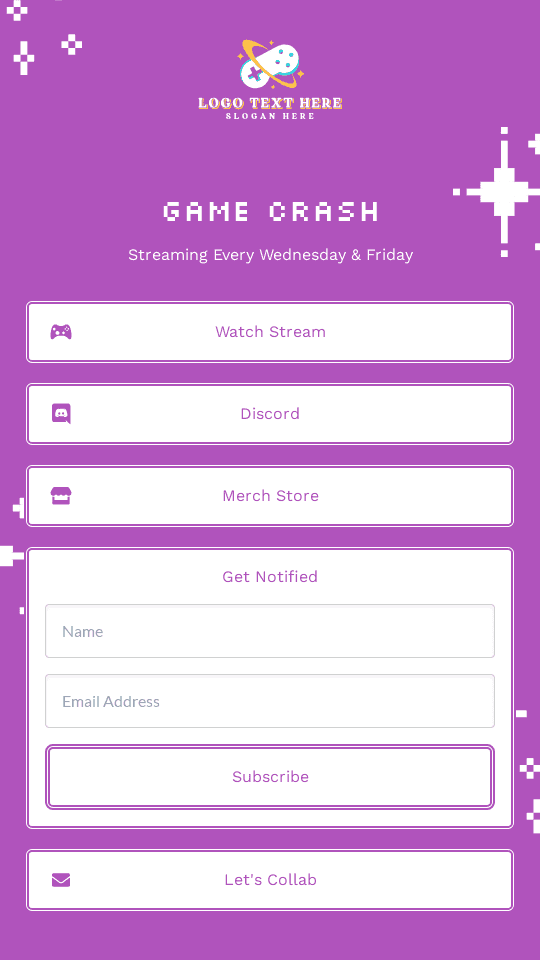 Game Hub Link in Bio Preview