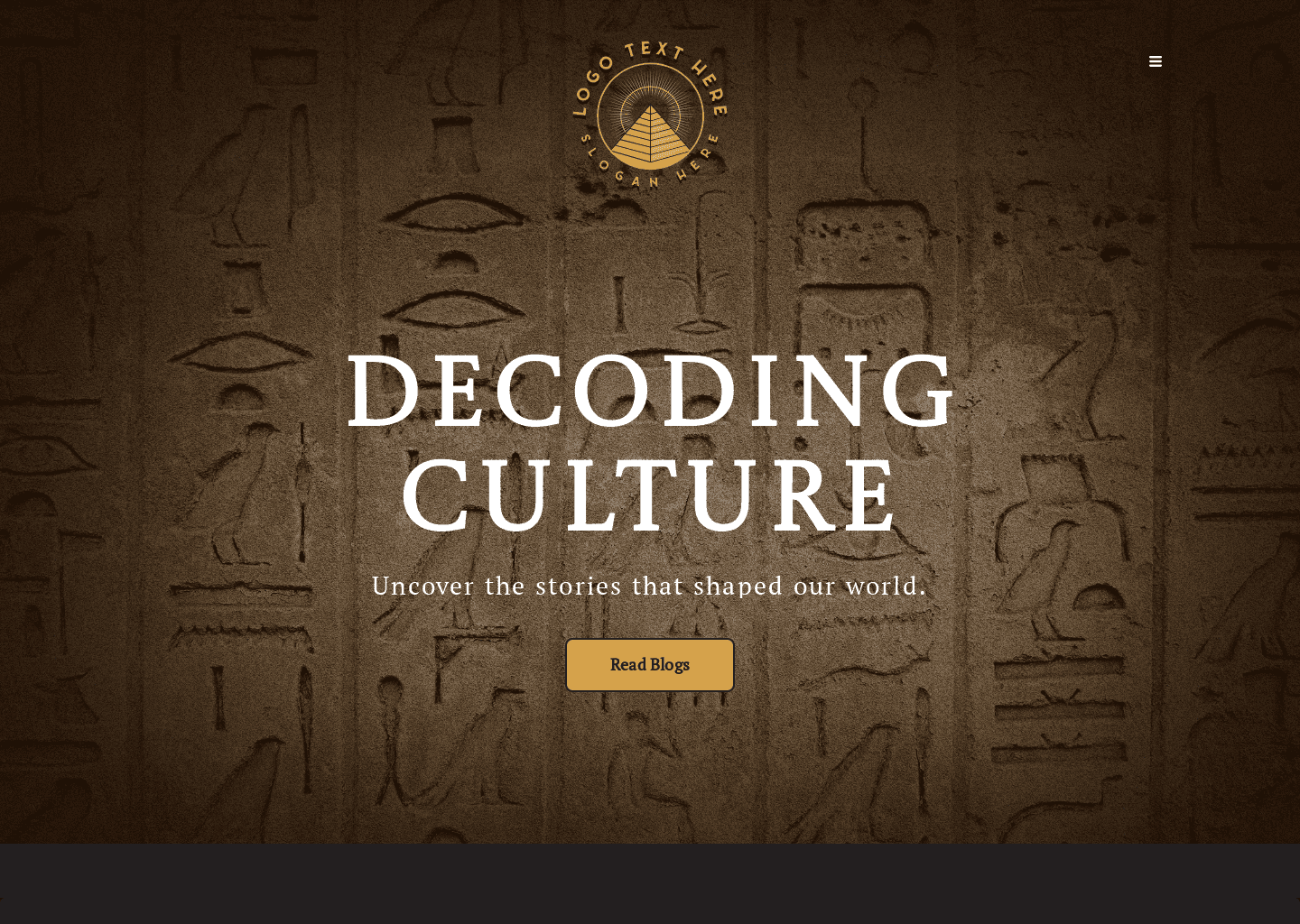 Cultural Heritage Blog Website Preview
