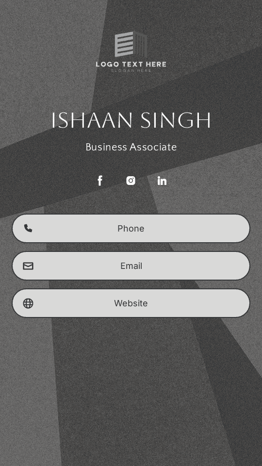 Generic Business Associate Digital Business Card