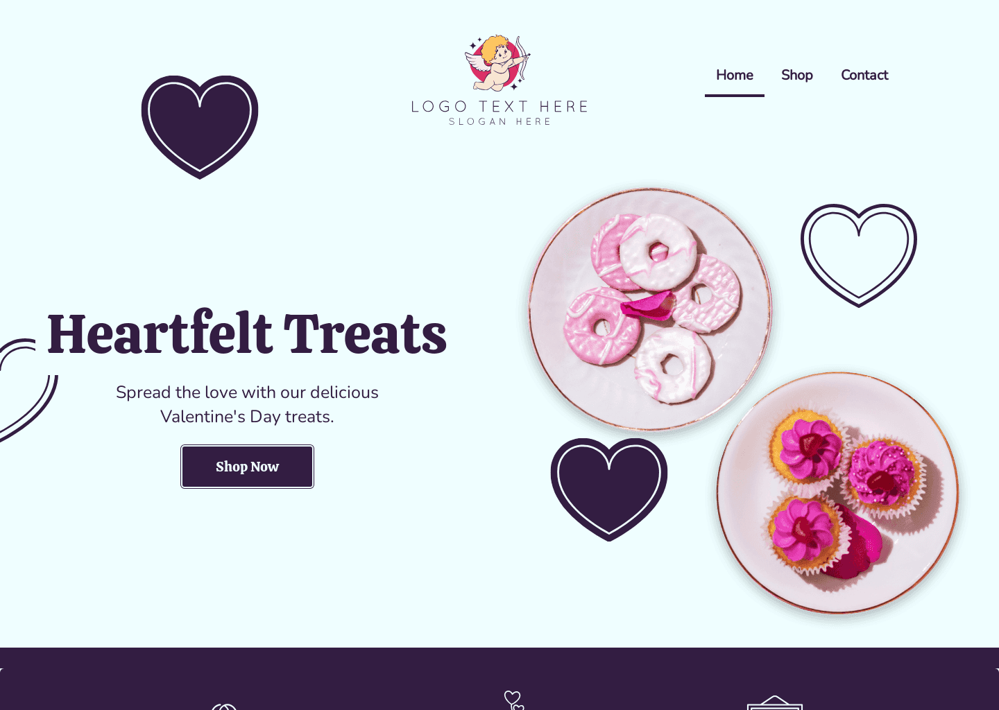 Valentine's Day Treats Website Preview