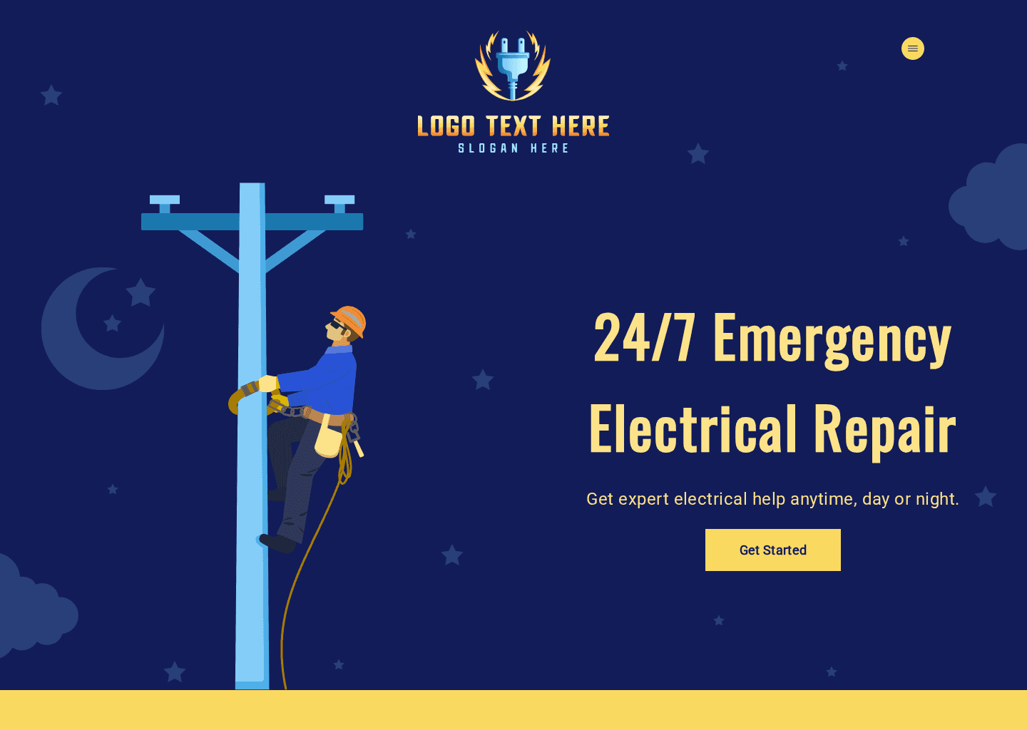 Expert Electrical Repairs Website Preview