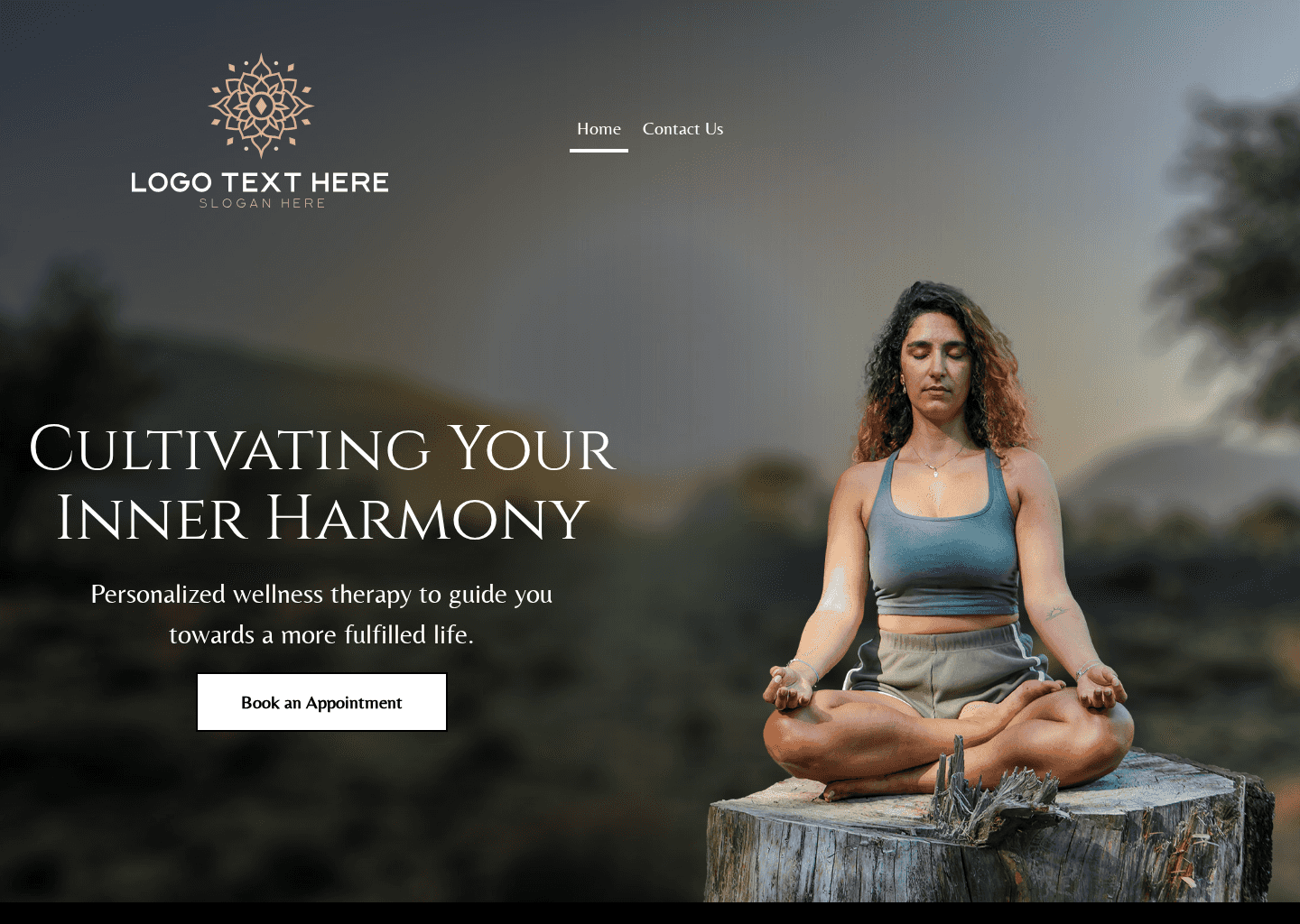 Wellness Therapy Coaching Website Preview