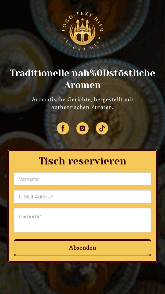 Nahöstliches Restaurant Link in Bio