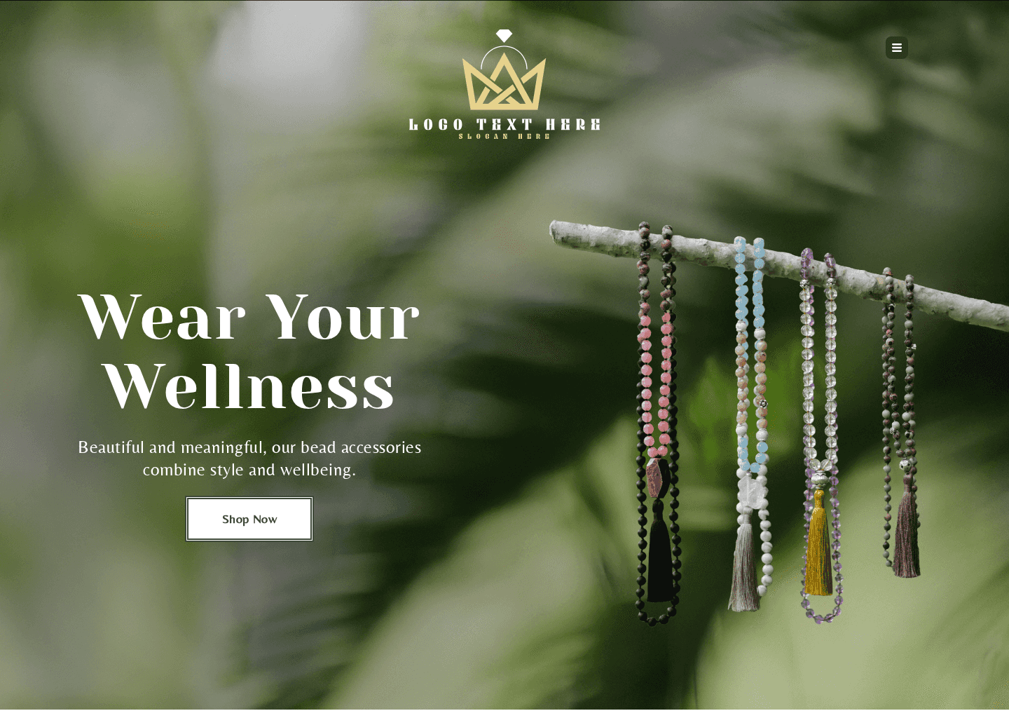 Holistic Spiritual Accessories Website Preview