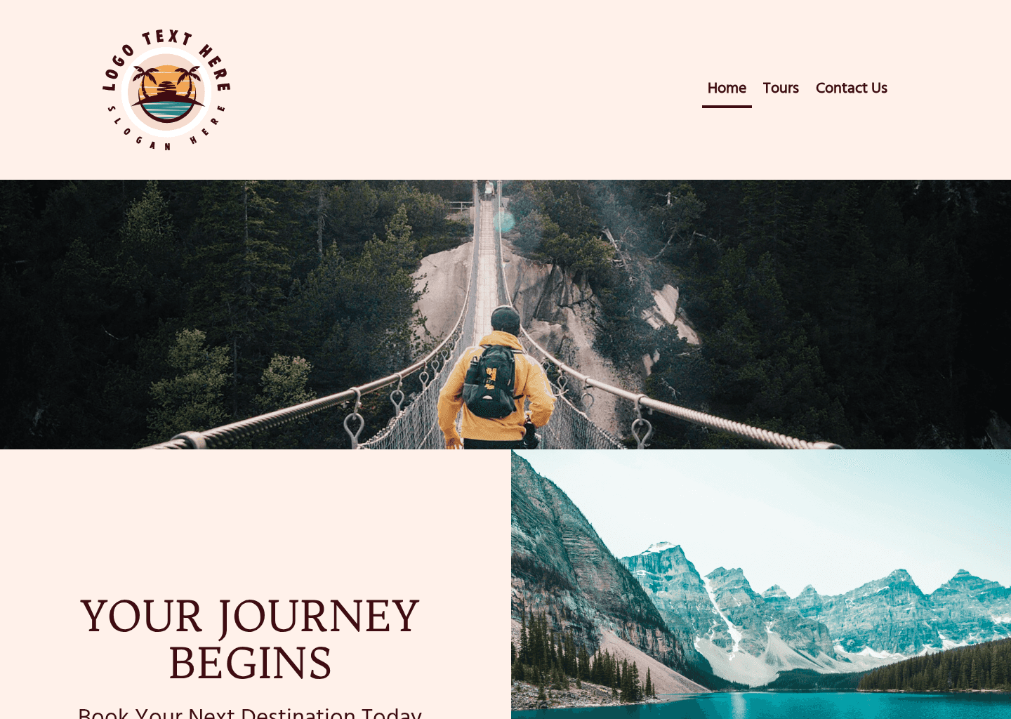 Travel Agency Tourism Website Preview