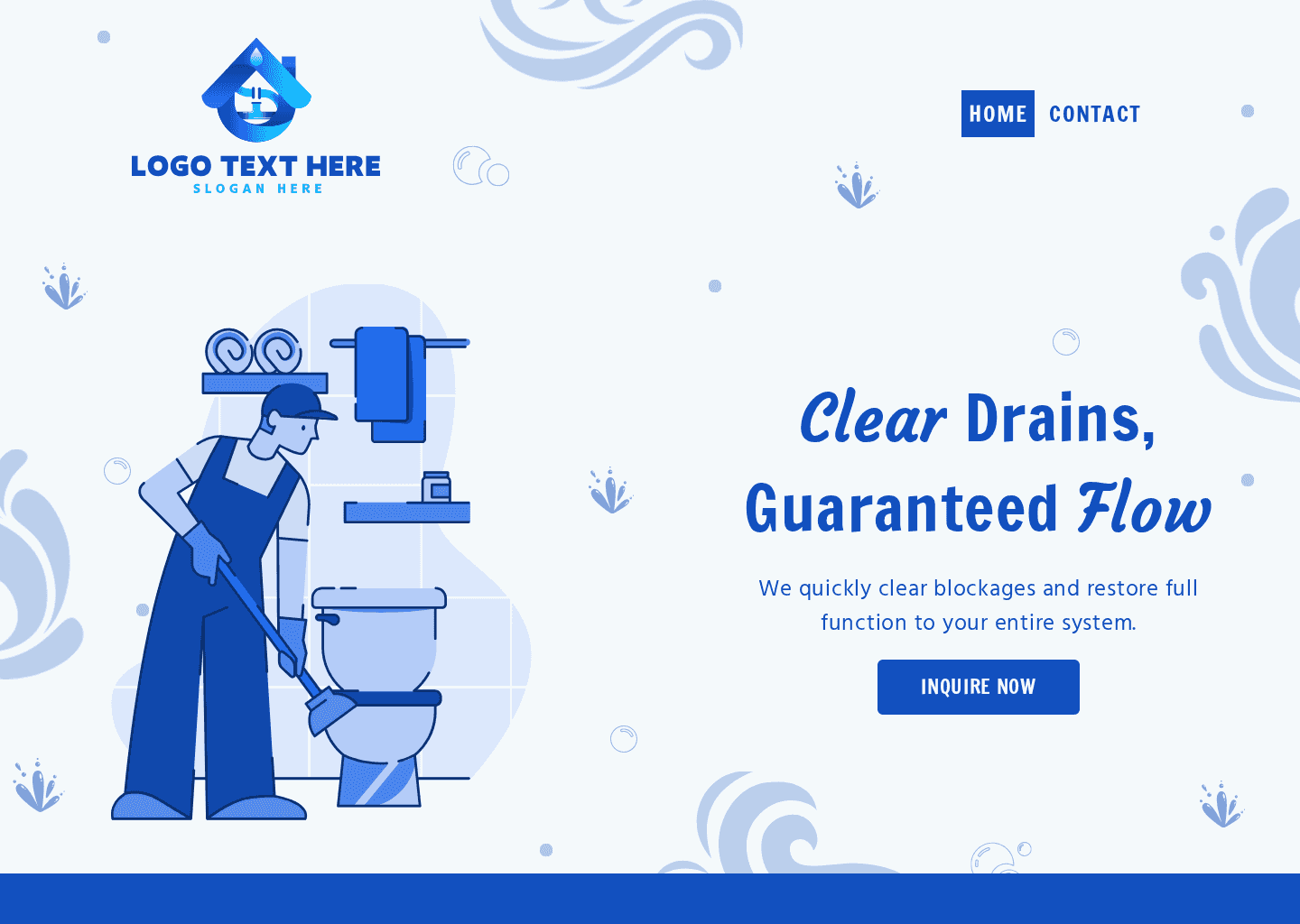 Plumbing Repair Service Website Preview