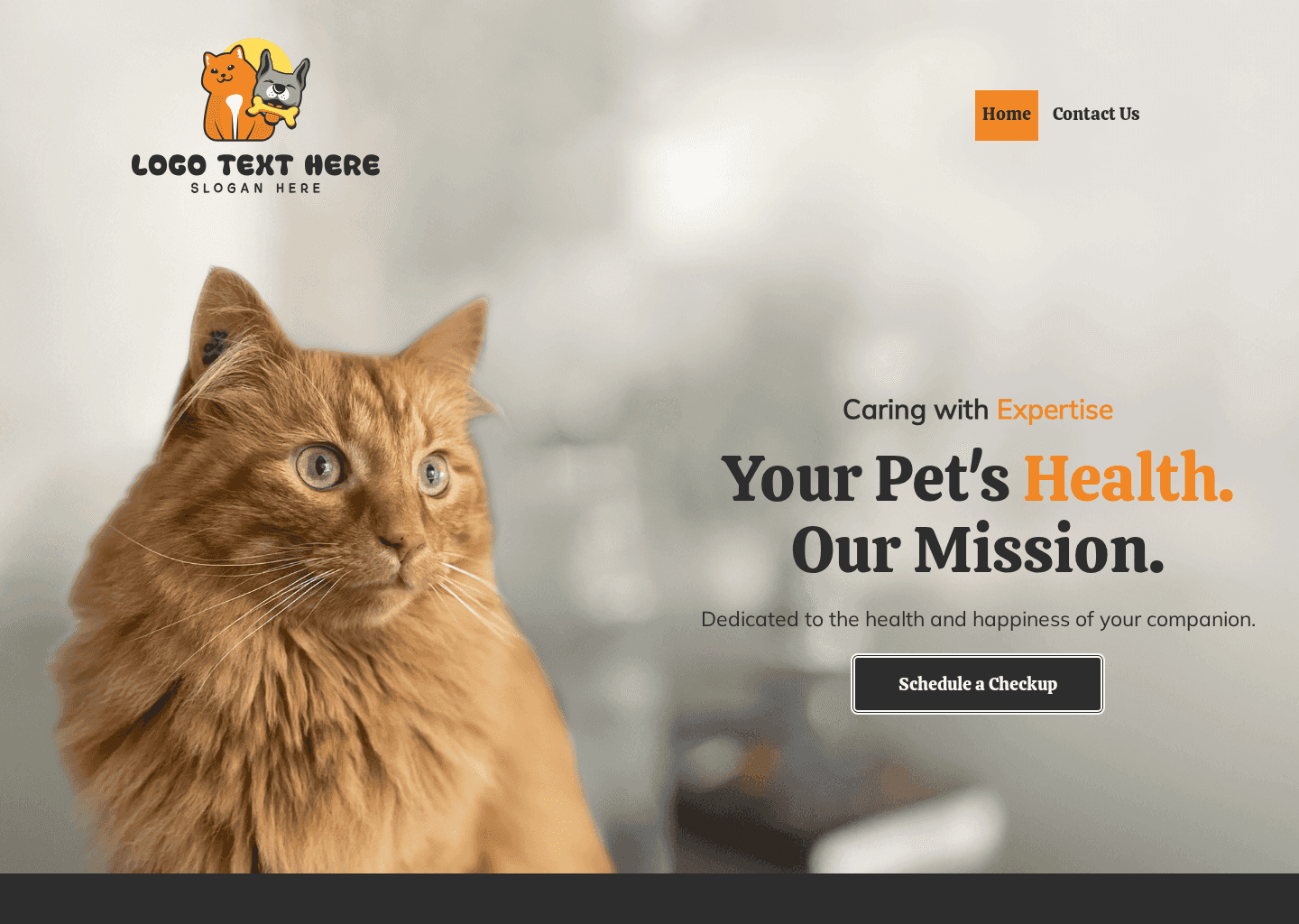 Pet Care Clinic Website Preview