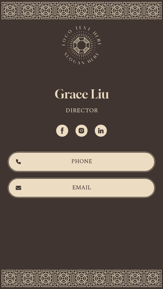 Generic Store Director Digital Business Card Preview