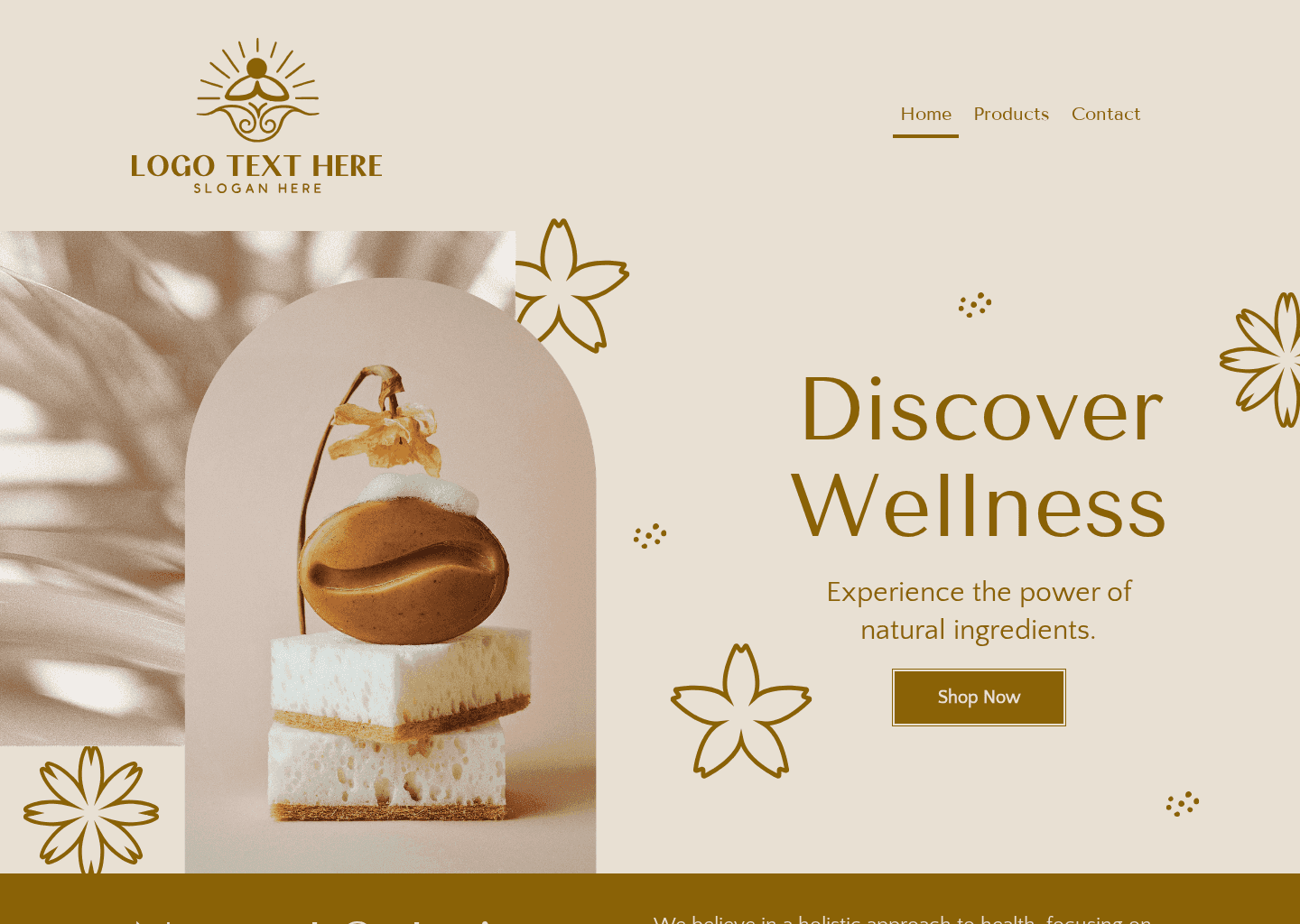 Wellness Products Shop Website