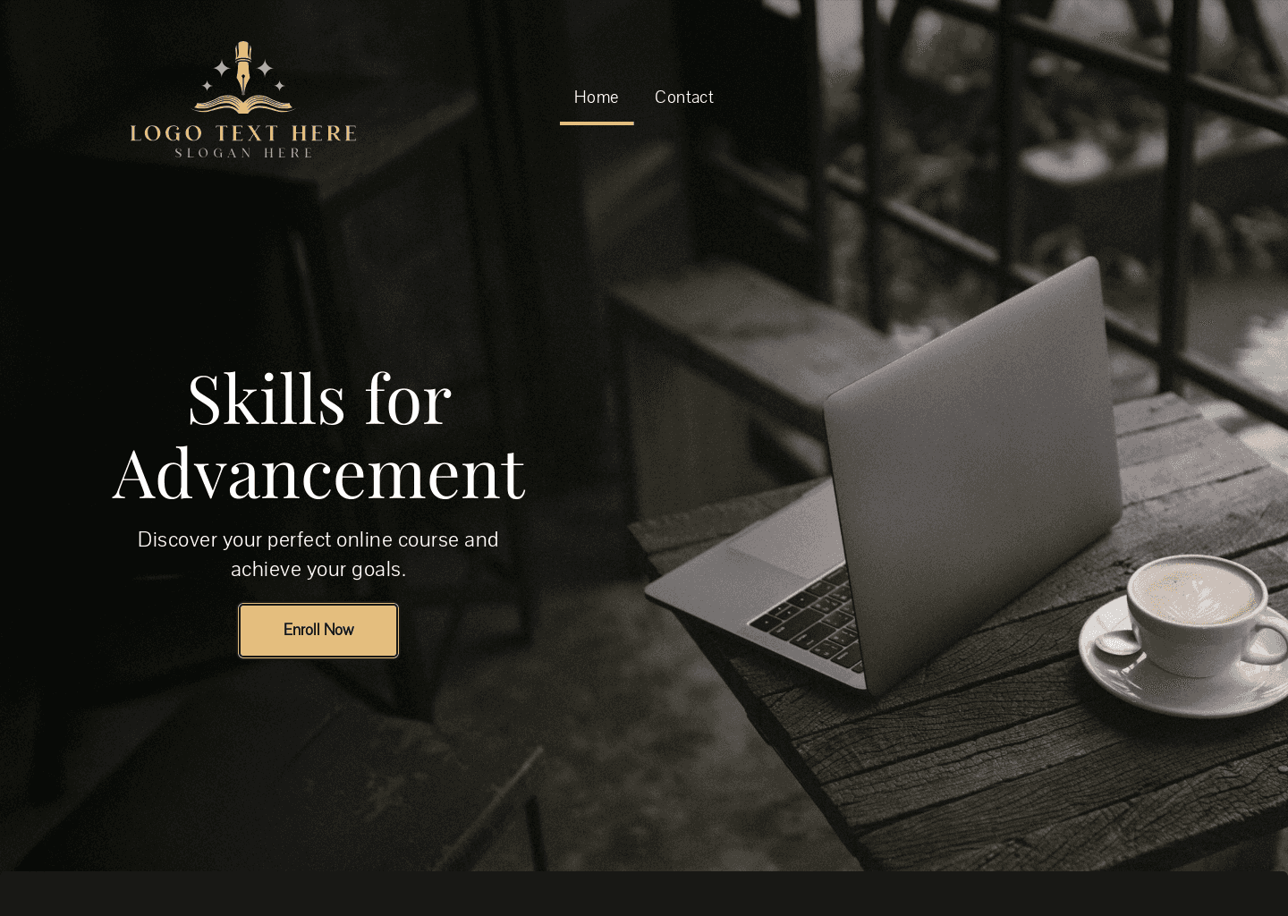 Online Educational Program Website Preview