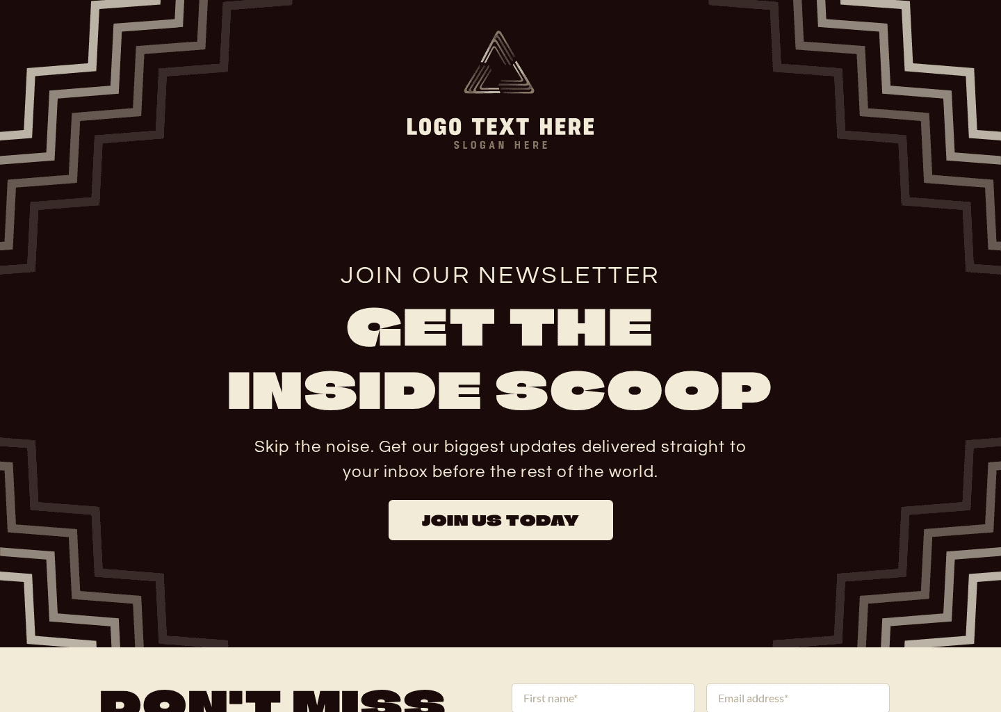 Company Mailing List Website Preview