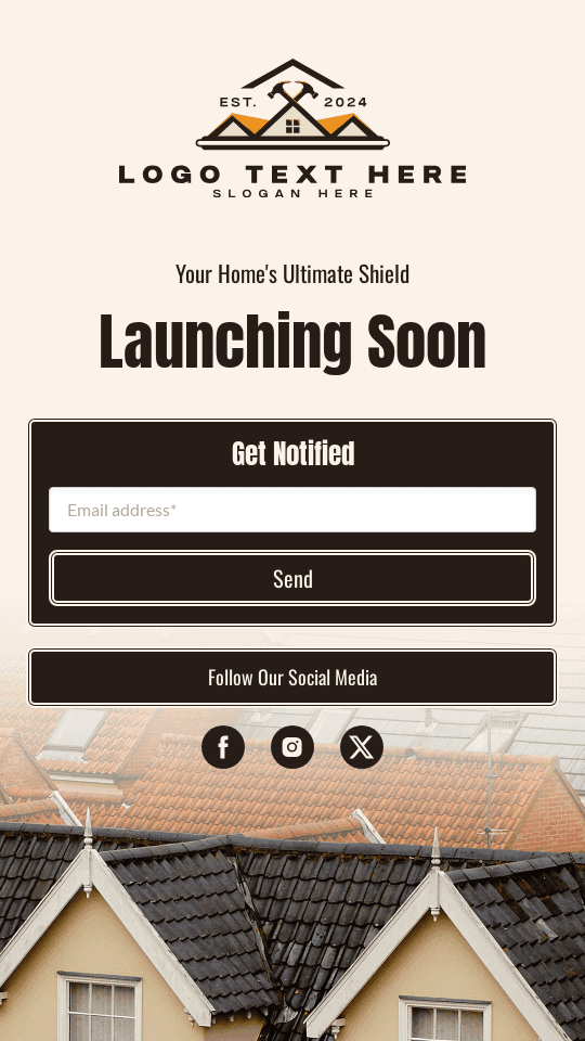 Roofing Builder Launch Link in Bio Preview