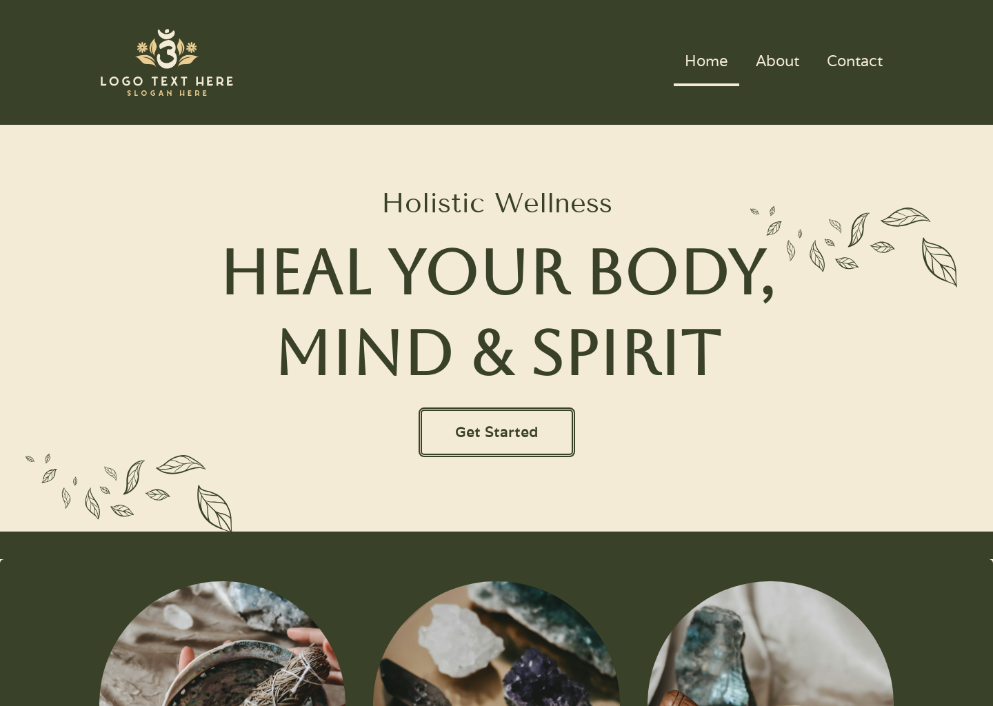 Holistic Healing Website Builder Image Preview