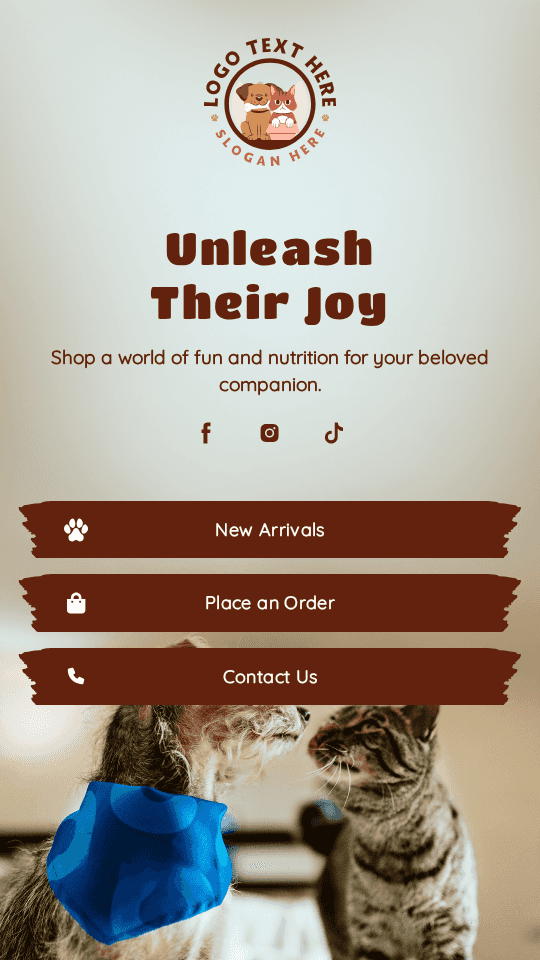 Pet Supply Store Link in Bio Preview