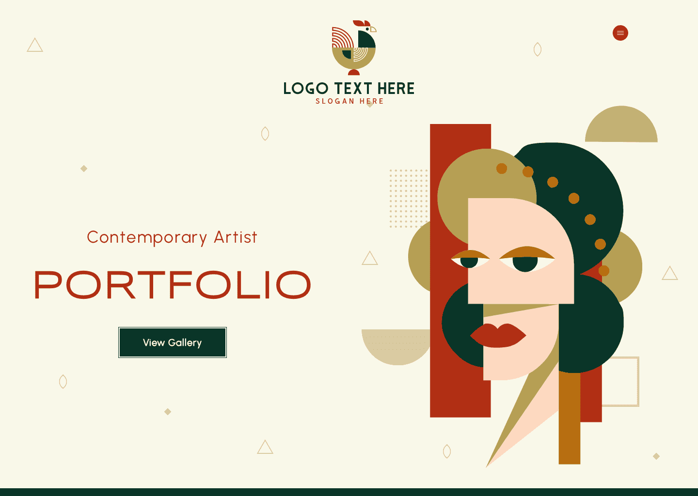 Creative Artist Portfolio Website Preview