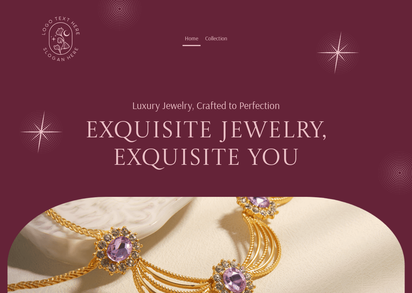 Gold Jewelry Store Website