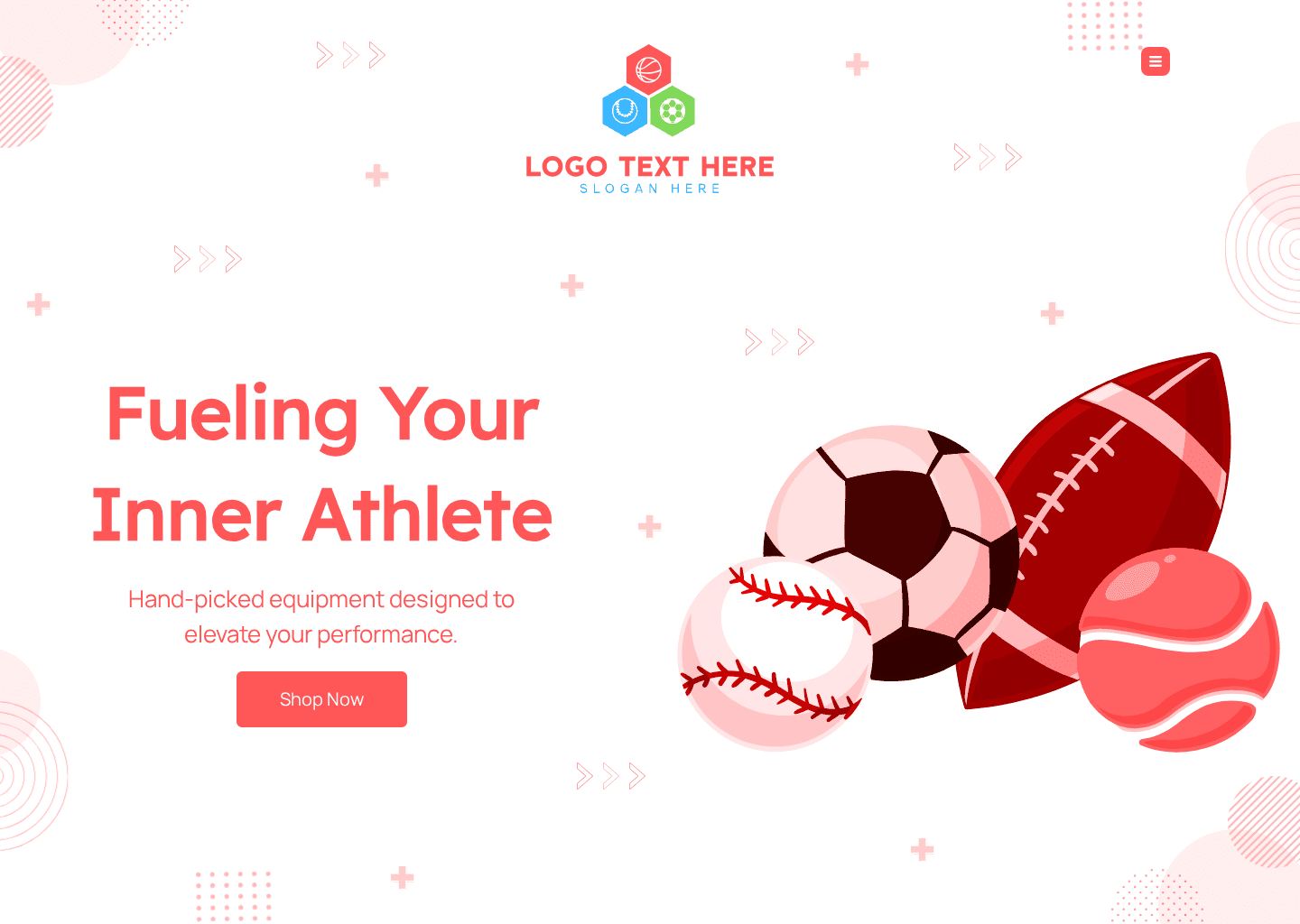 Sports Gear Store Website Preview