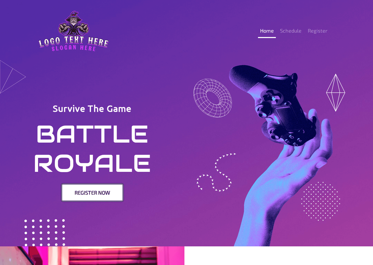 Ultimate Gaming Tournament Website Preview