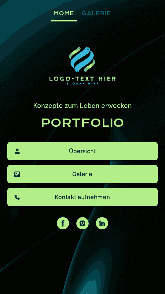 Generisches Unternehmensportfolio Link in Bio