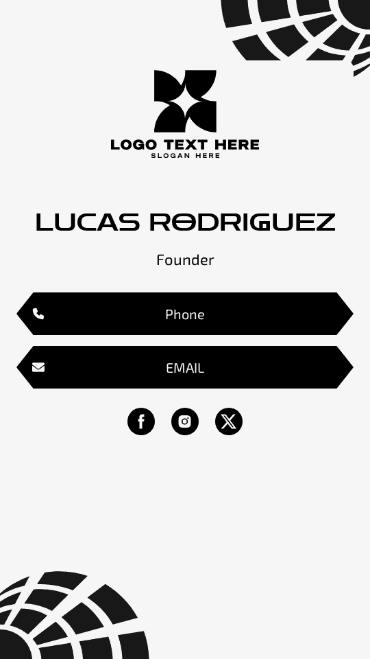 Enterprise Development Founder Digital Business Card Preview