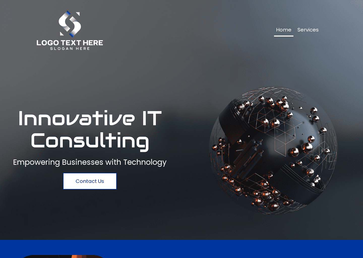 Tech Consulting Agency Website Preview
