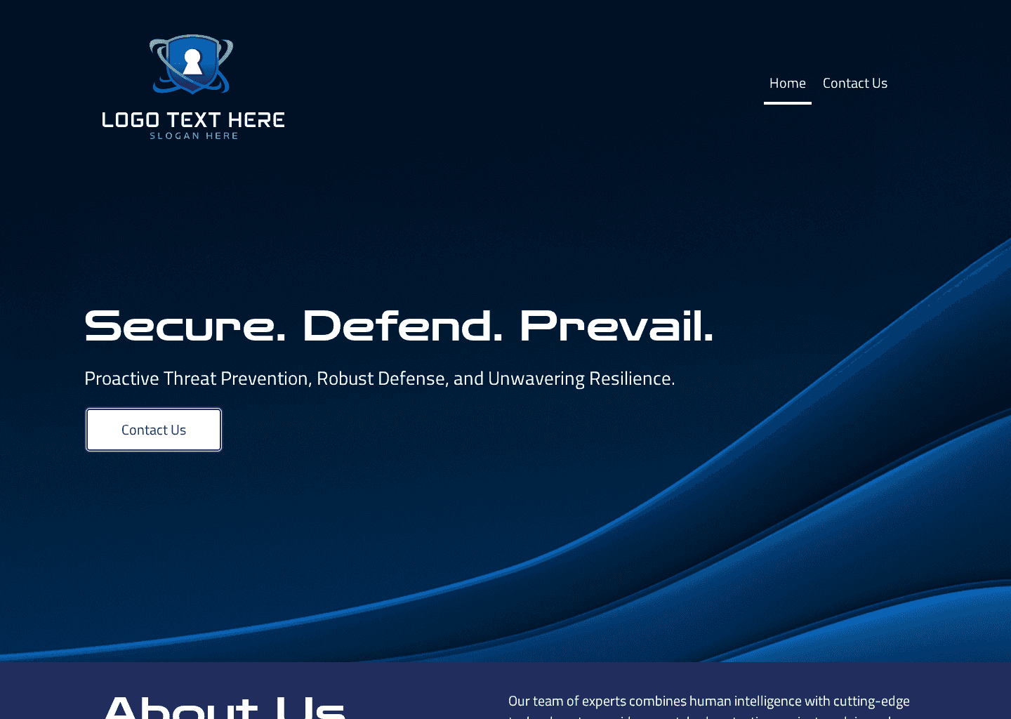 Cyberspace Data Protection Website Preview