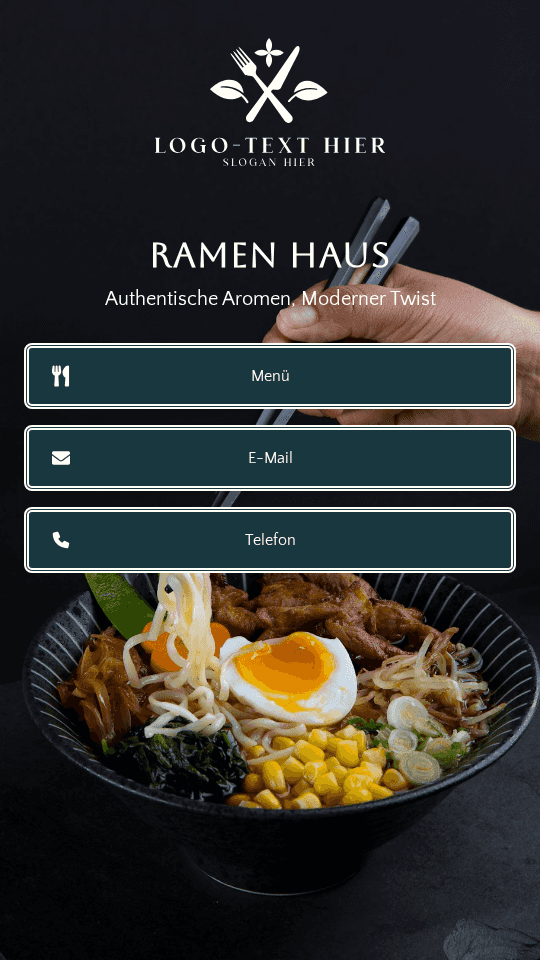 Einfaches Restaurantgeschäft Link in Bio