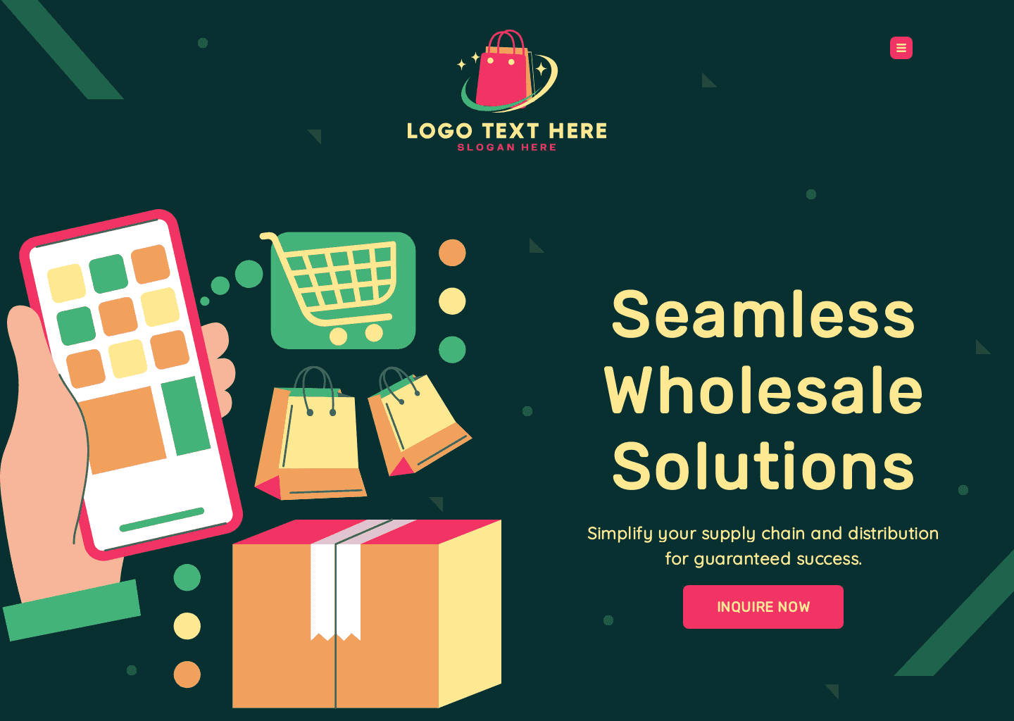 Business Wholesale Solution Website Preview