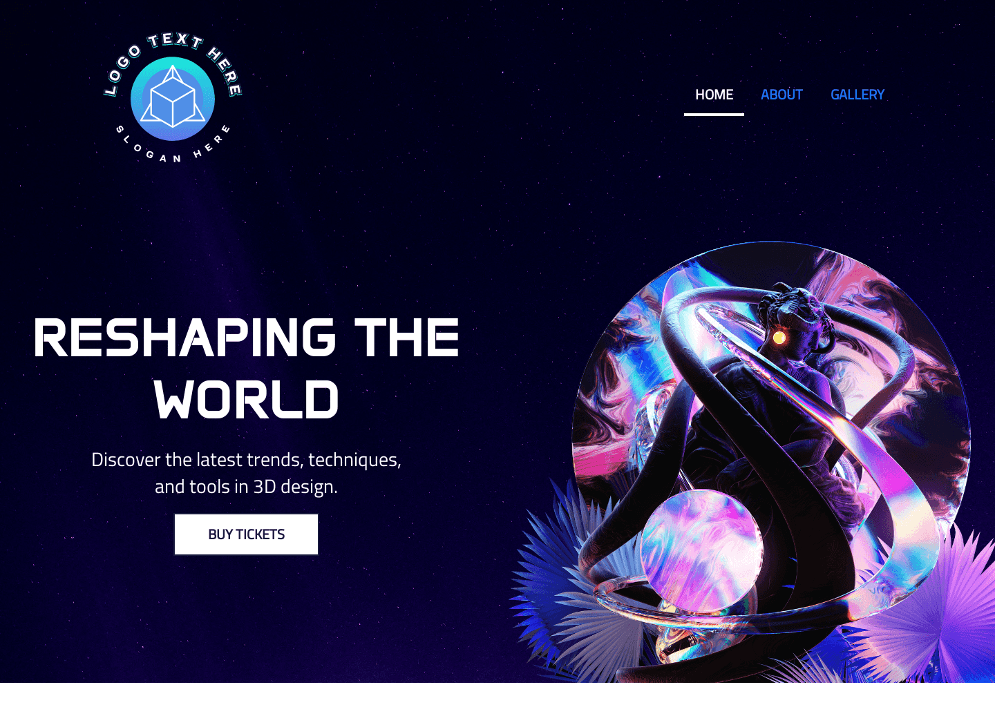 3D Design Conference Website