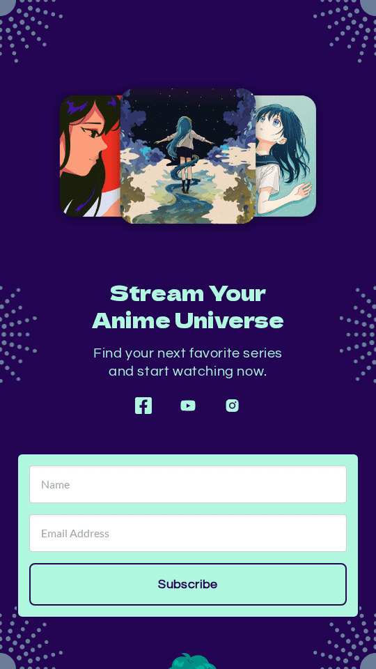 Anime Streaming Subscription Link in Bio Preview