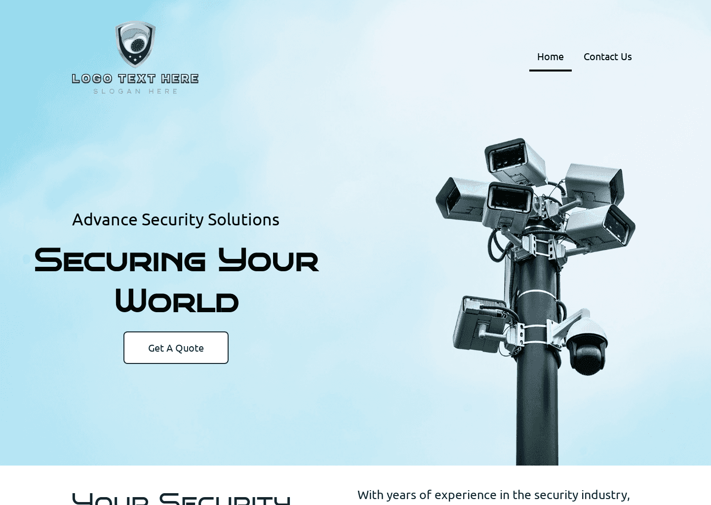 Security Camera Installation Website