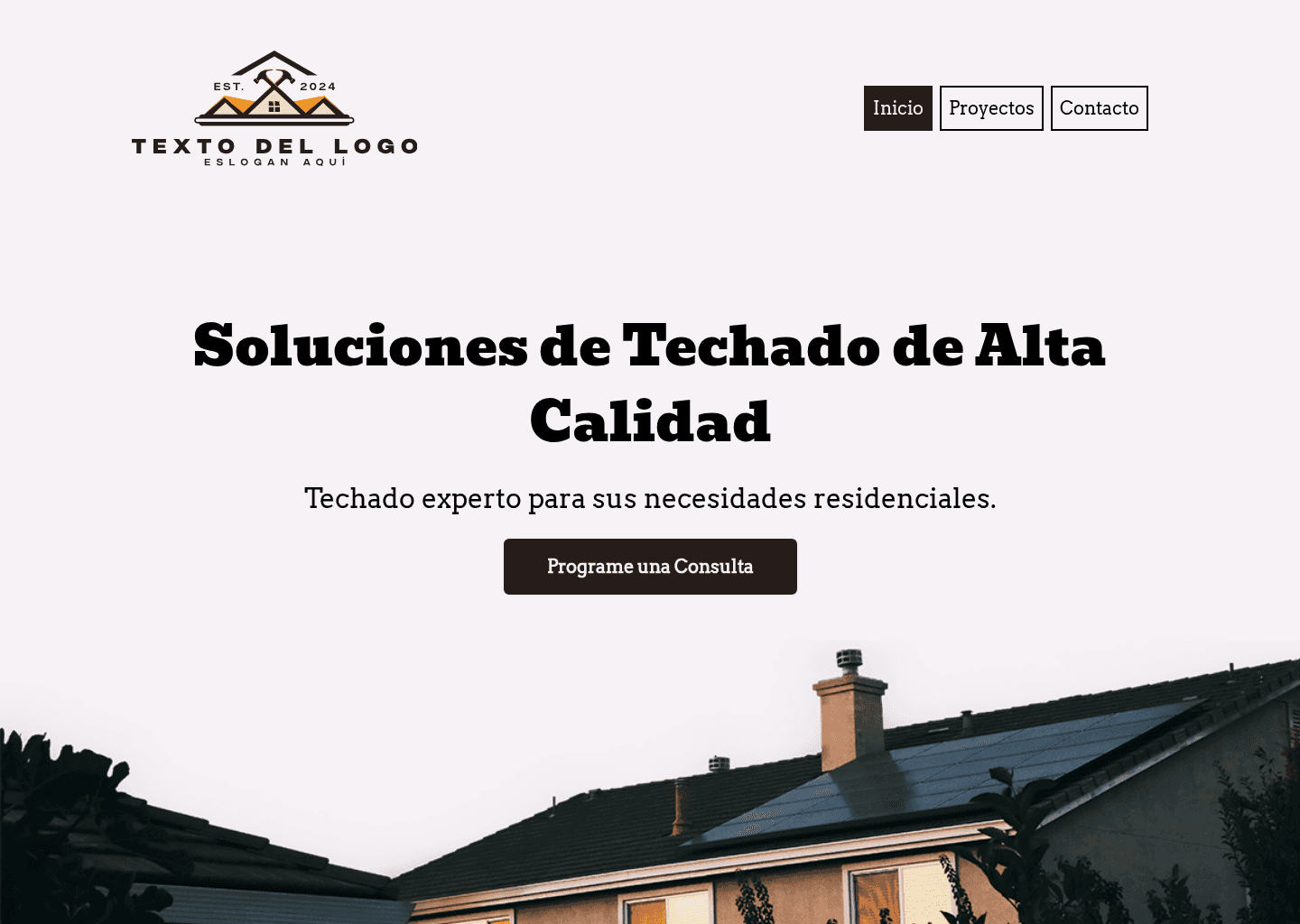 Soluciones de Tejado Residencial Website Preview