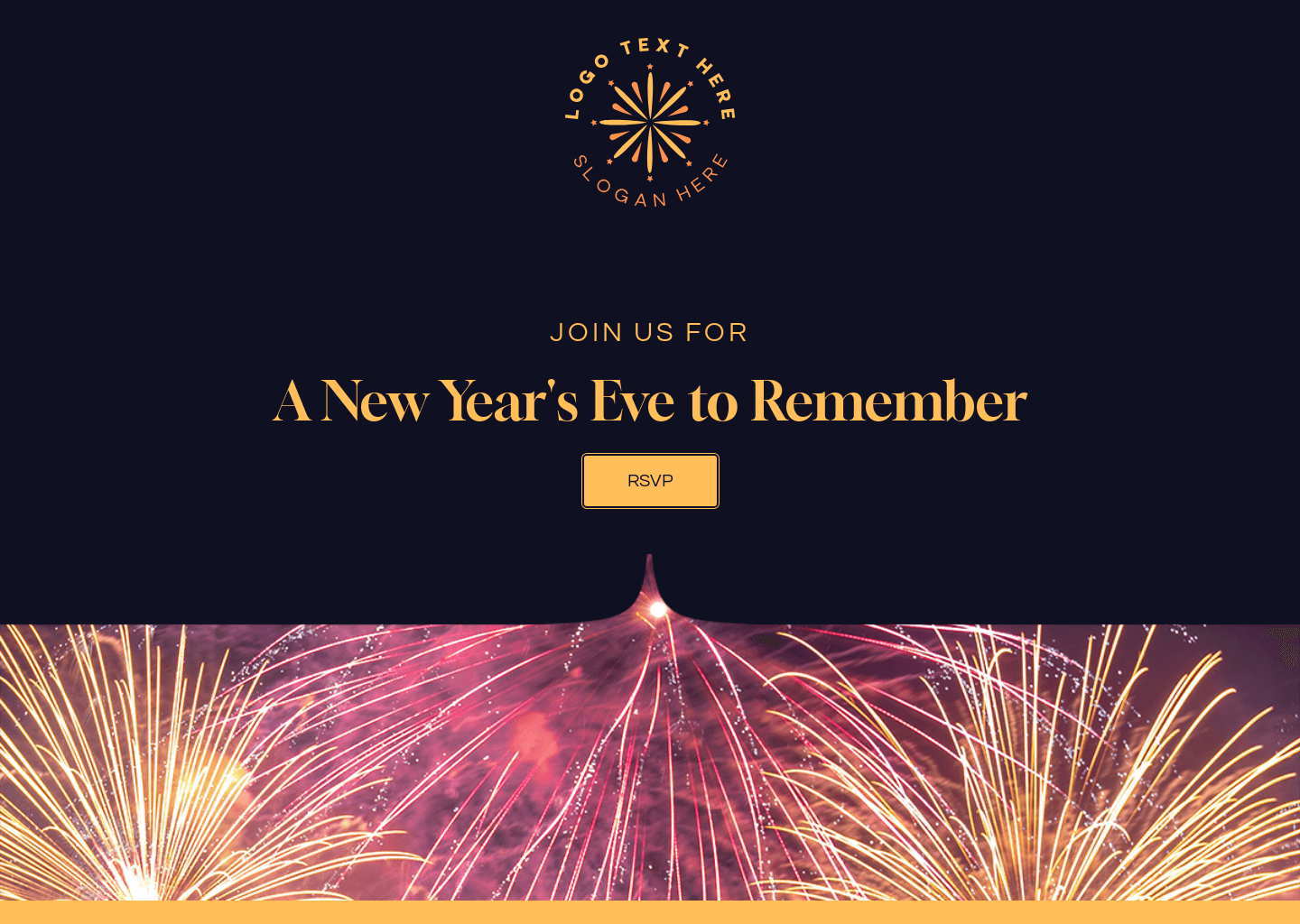 New Year's Invite Website