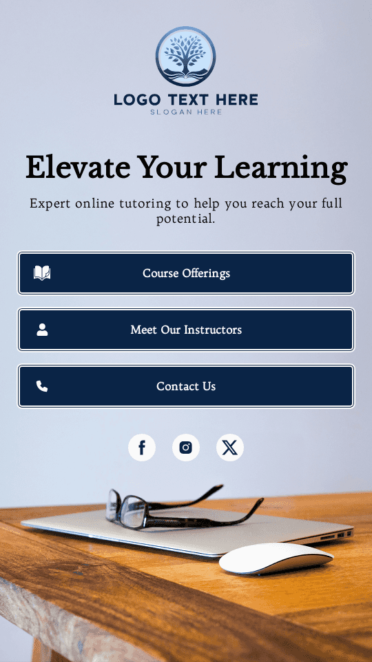 Online Private Tutor Link in Bio Preview
