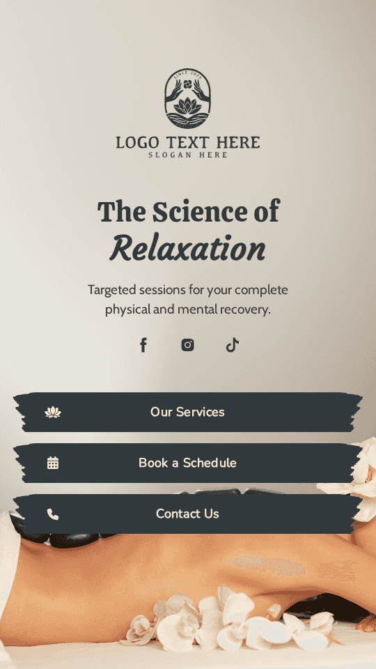 Therapeutic Massage Service Link in Bio Preview