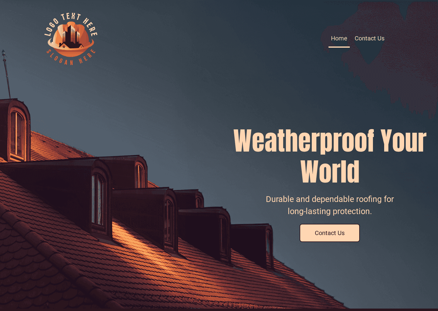 Roofing Renovation Handyman Website Preview