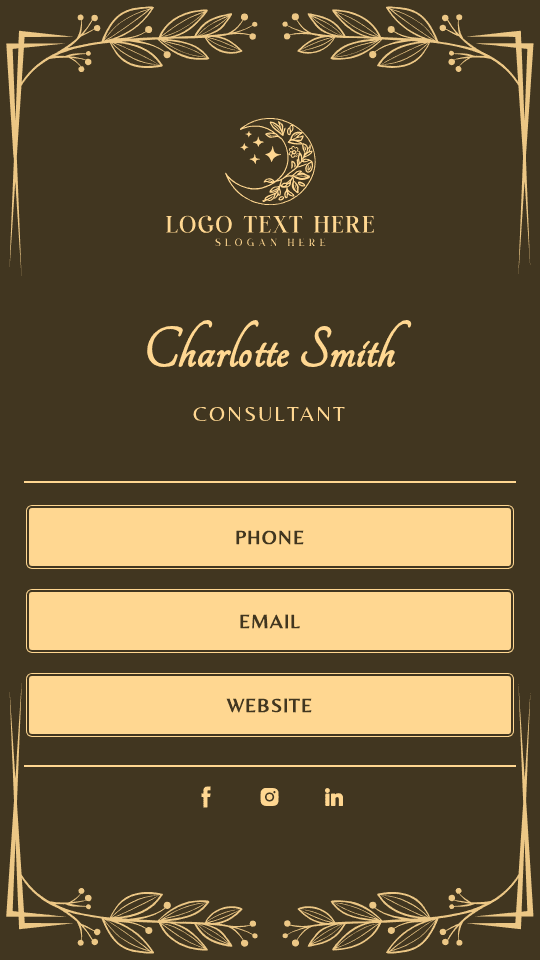 Business Enterprise Consultant Digital Business Card Preview