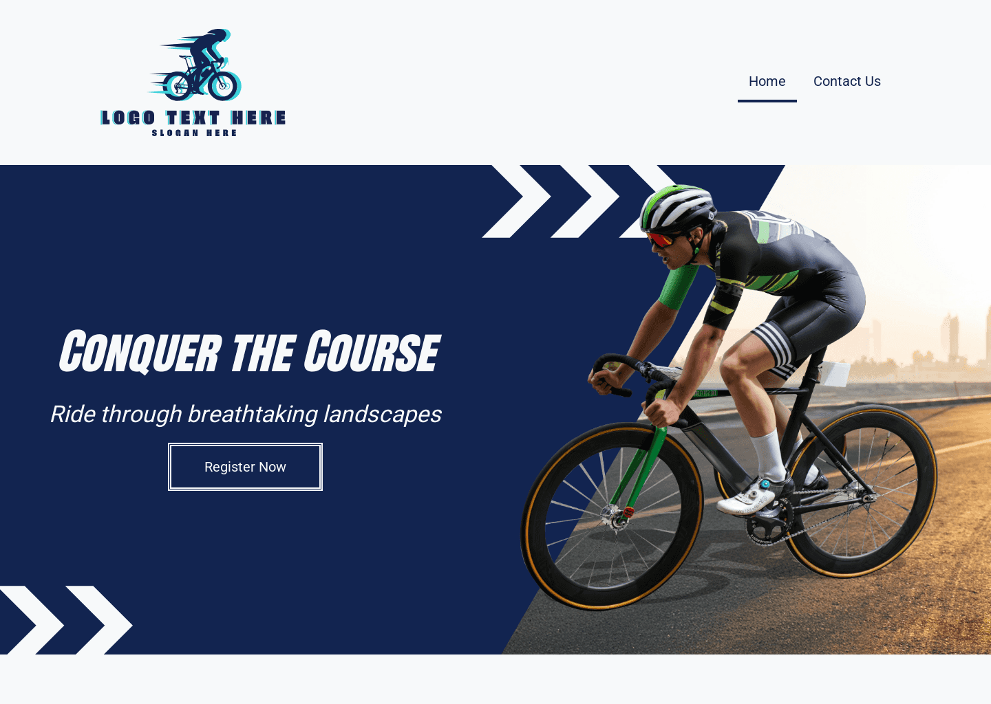 Mountain Bike Challenge Website Preview