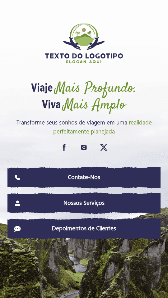 Agência de Turismo e Viagens Link in Bio Preview