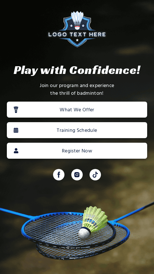 Badminton Coaching Program Link in Bio Preview