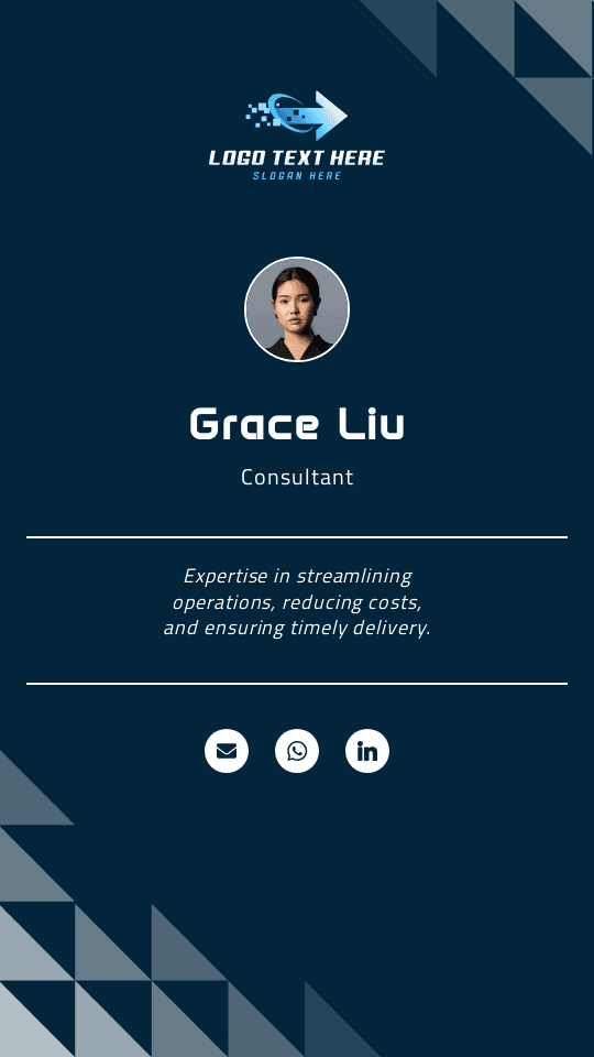 Transportation Logistics Specialist Digital Business Card