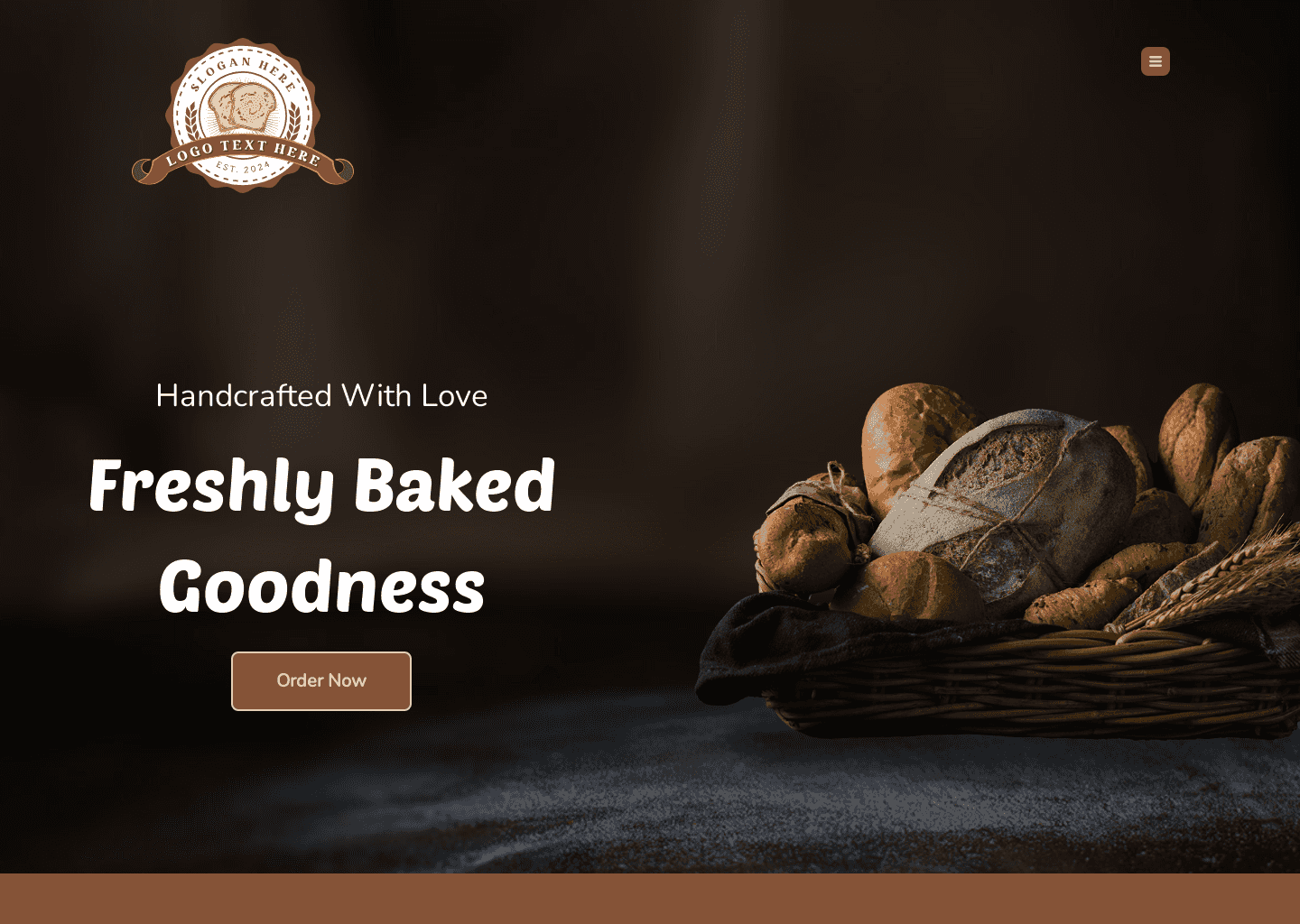 Handcrafted Micro Bakery Website Preview
