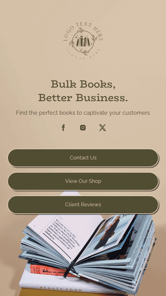 Wholesale Book Supplier Link in Bio Preview