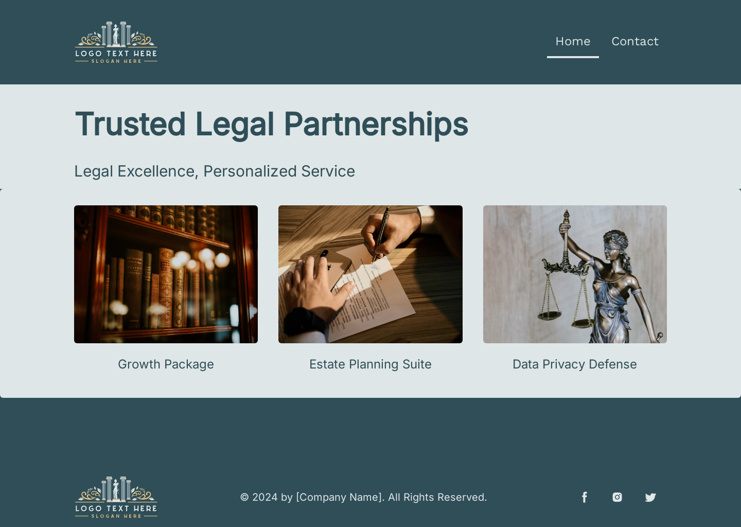 Legal Law Firm Website Builder Image Preview