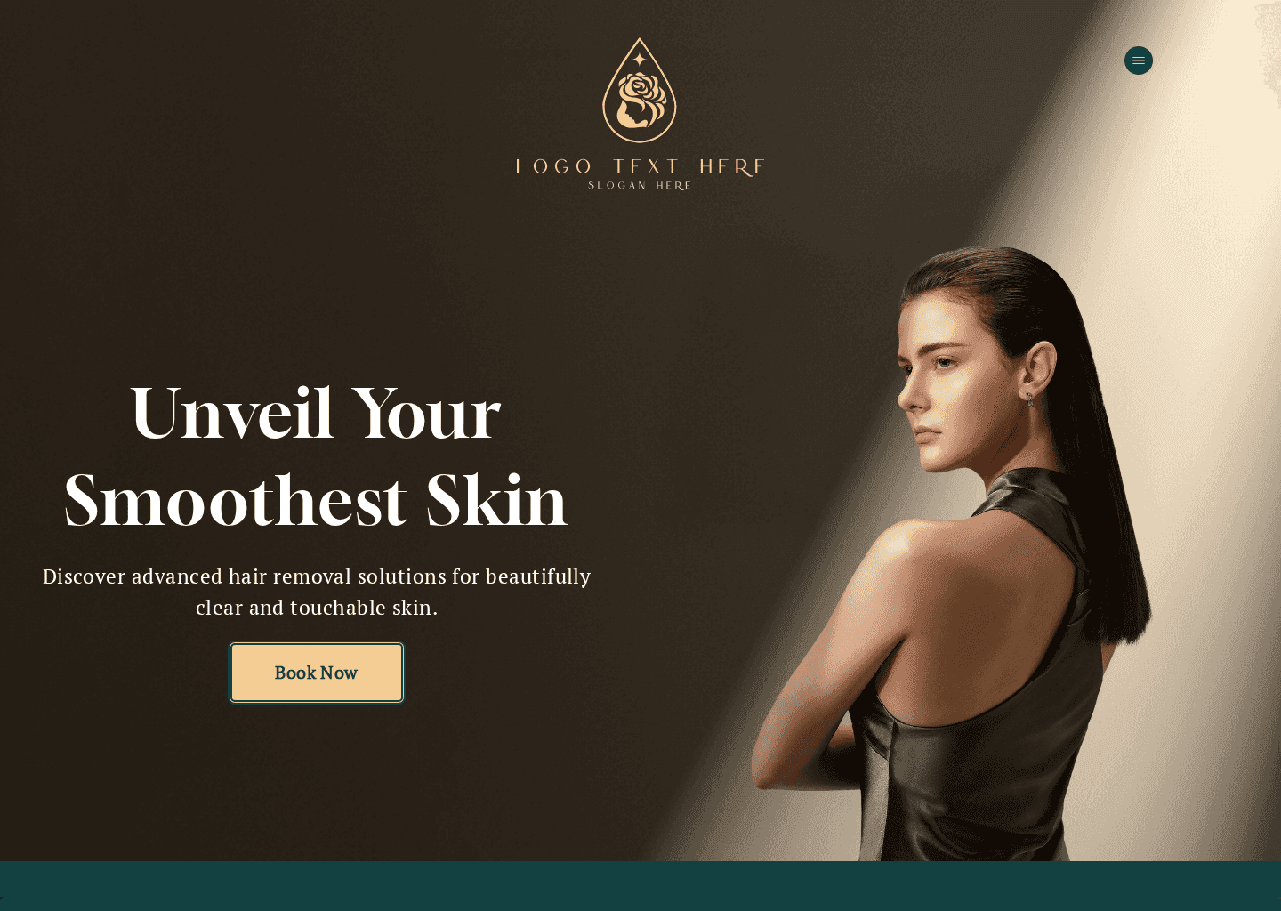 Hair Removal Service Website Preview