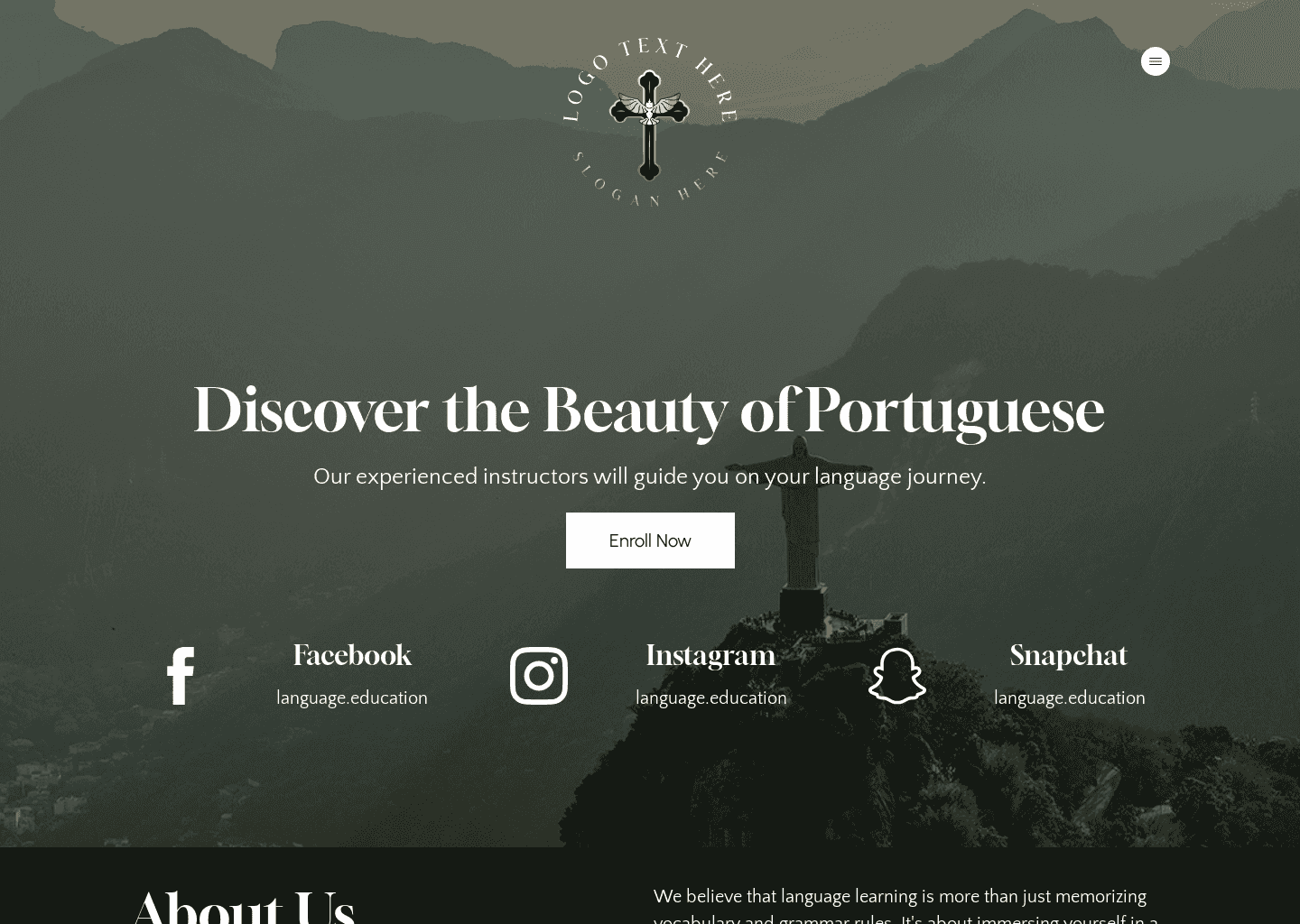 Portuguese Language Class Website