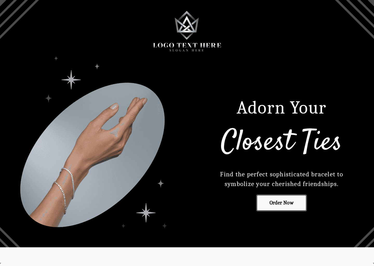 Friendship Bracelet Promo Website Preview