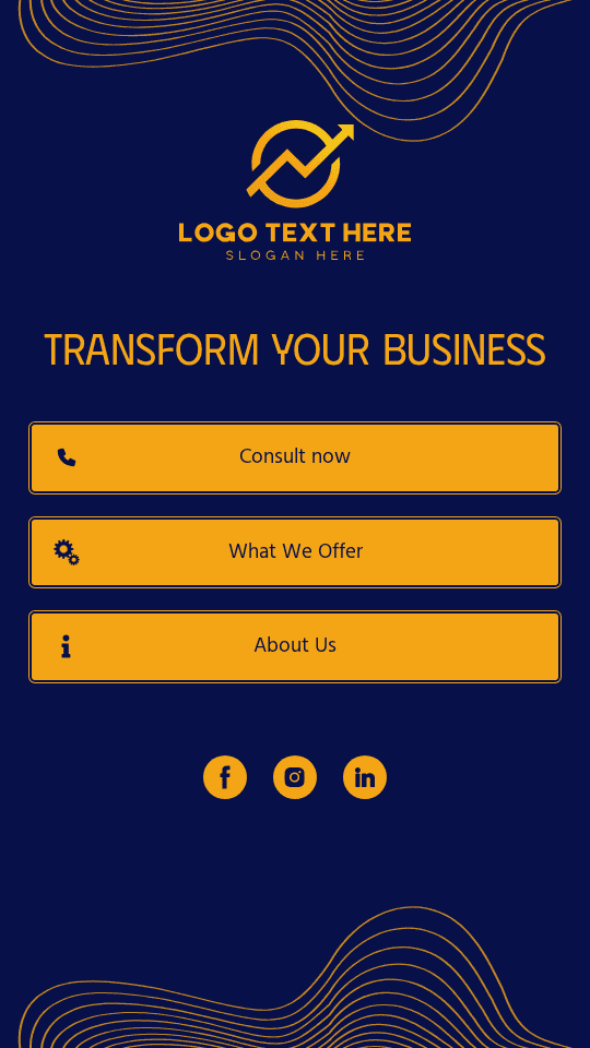 Professional Consulting Business Link in Bio Preview