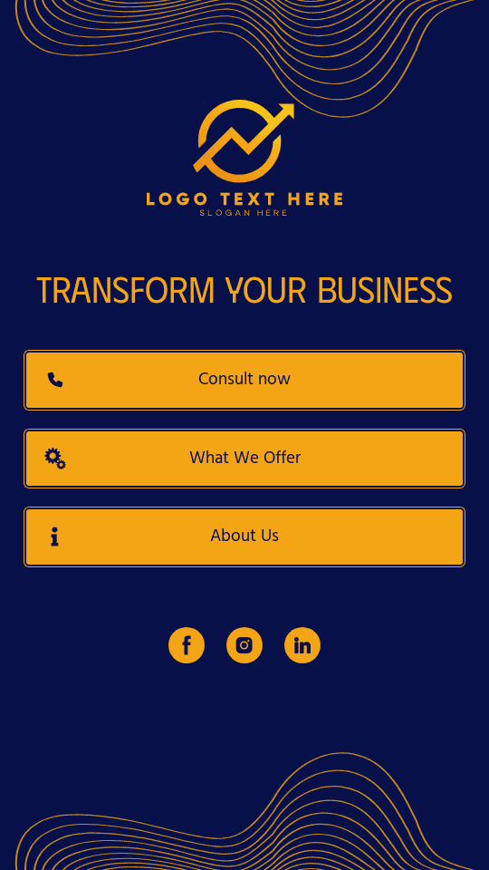 Professional Consulting Business Link in Bio Preview